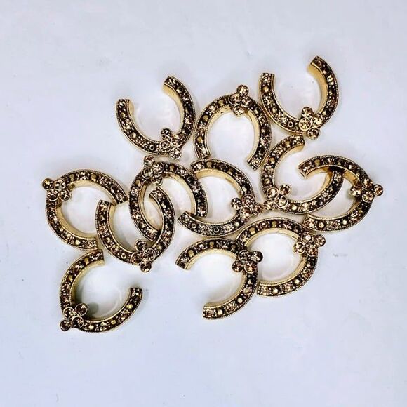 Vintage Stretch Bracelet Jewelry Making Supplies Set of 5 DIY Crafting - Picture 3 of 10